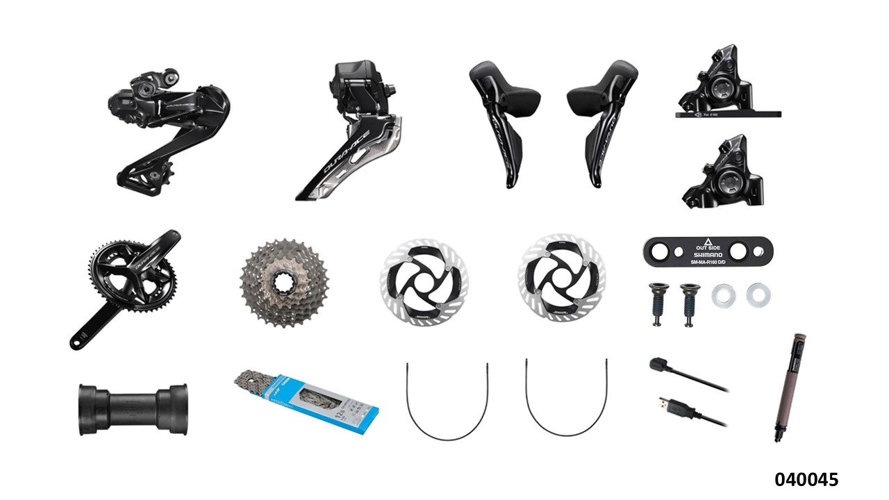 GRUPO DURA ACE DI2 12 VEL DISCO 52/36T 30T SHIMANO